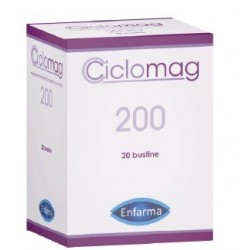 Ciclomag 200 Integratore di magnesio e potassio per stanchezza 20 bustine