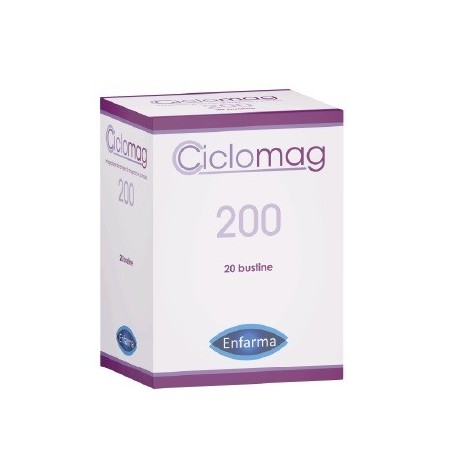 Ciclomag 200 Integratore di magnesio e potassio per stanchezza 20 bustine