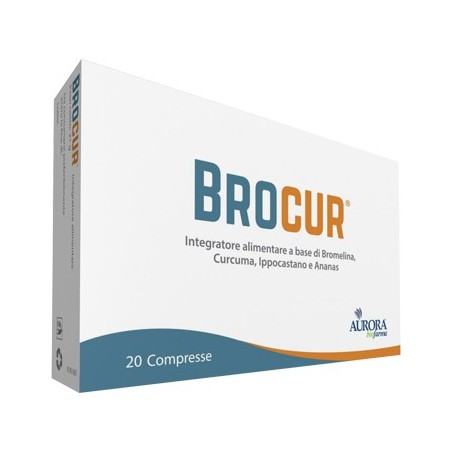 Brocur integratore drenante per microcircolo 20 compresse Brocur integratore drenante per microcircolo 20 compresse