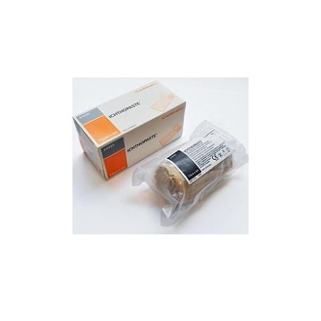 Ichthopaste Bendaggio compressivo all'ossido di zinco per guarigione delle ferite 7,5 x 600 cm 12 bende Ichthopaste Bendaggio compressivo all'ossido di zinco per guarigione delle ferite 7,5 x 600 cm 12 bende