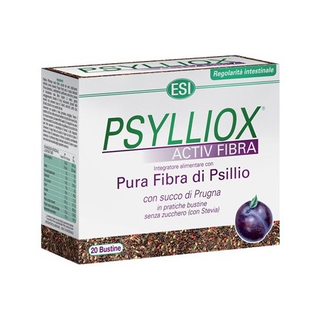 ESI Psylliox Activ Fibra integratore per il transito intestinale 20 bustine ESI Psylliox Activ Fibra integratore per il transito intestinale 20 bustine