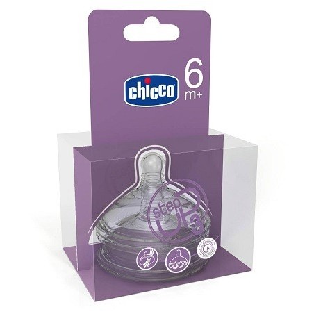 Chicco Step Up 3 Tettarella flusso veloce per bambini dai 6 mesi Chicco Step Up 3 Tettarella flusso veloce per bambini dai 6 mesi