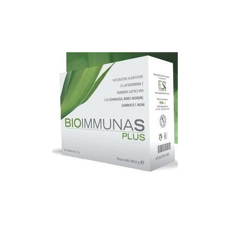 Bioimmunas Plus integratore antiossidante per flora intestinale 24 bustine