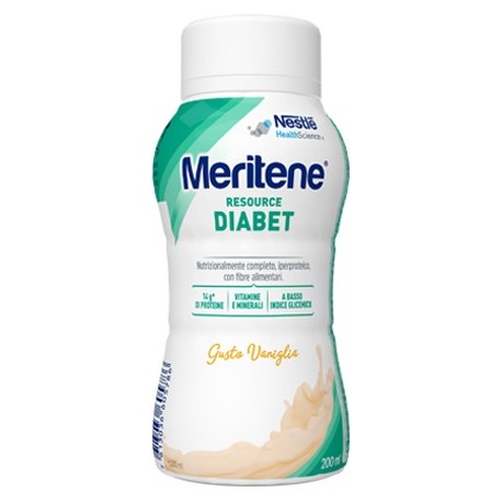 Meritene Resource Diabet integratore iperproteico gusto vaniglia 200 ml
