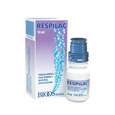 Respilac Soluzione oftalmica idratante e lubrificante per occhi secchi 10 ml Respilac Soluzione oftalmica idratante e lubrificante per occhi secchi 10 ml