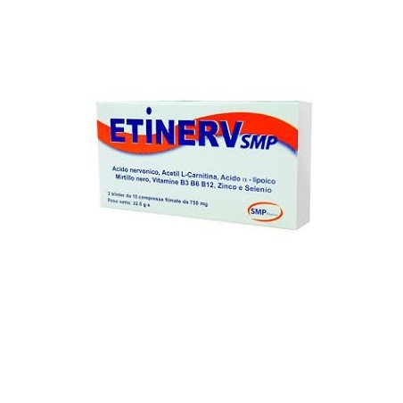 Etinerv SMP integratore per il sistema nervoso 30 compresse Etinerv SMP integratore per il sistema nervoso 30 compresse