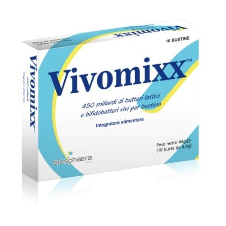 Vivomixx 450 miliardi - Integratore di fermenti lattici per l'intestino 10 bustine