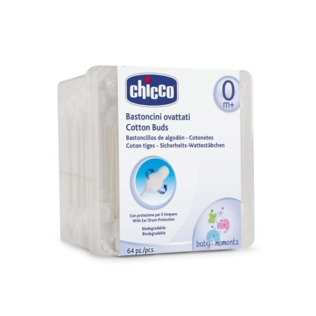 Chicco Bastoncini per orecchie per bambini 60 pezzi