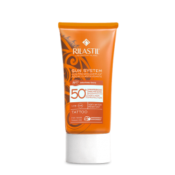 Rilastil Sun System Tattoo 50+ Protezione Solare per Pelle Tatuata 75 ml