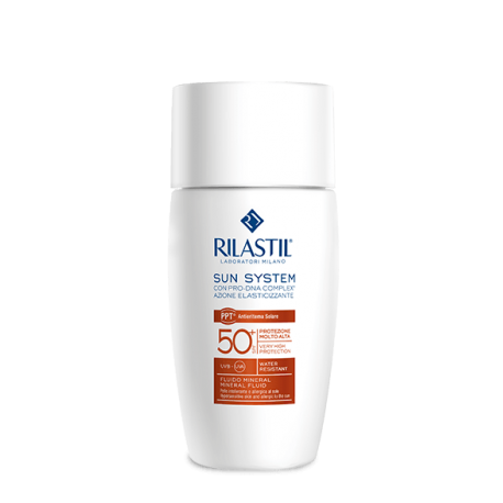 Rilastil Sun System Fluido Mineral Pelli Intolleranti Protezione Solare SPF 50+ - 50 ml