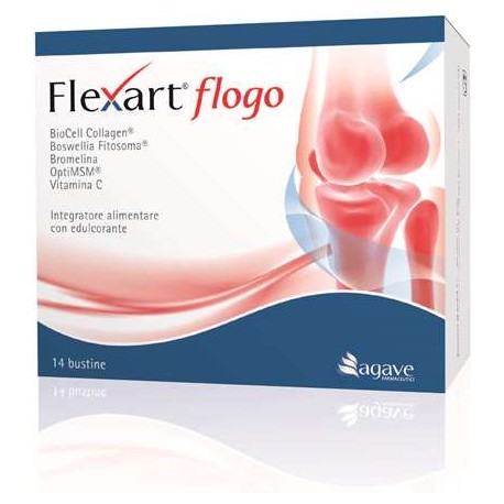 Flexart Flogo integratore per disturbi articolari e cartilaginei 14 bustine