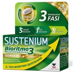 Sustenium Bioritmo 3 Donna 60+ - Integratore multivitaminico per la donna 30 compresse