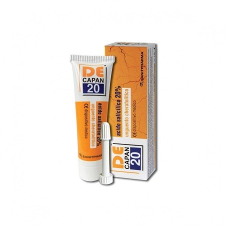 Decapan 20 Unguento cheratolitico Acido salicilico 20% esfoliante 30 ml Decapan 20 Unguento cheratolitico Acido salicilico 20% esfoliante 30 ml
