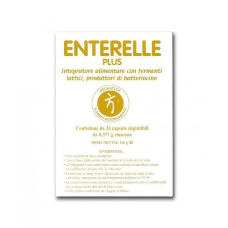 Bromatech Enterelle Plus integratore di fermenti lattici per l'intestino 24 capsule