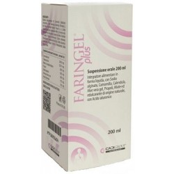 Faringel Plus sciroppo naturale con acido ialuronico contro il mal di gola 200 ml