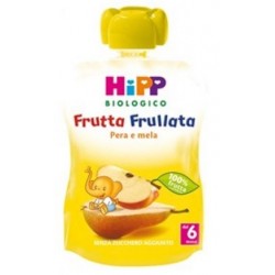 Hipp Biologico Frutta Frullata pera mela per bambini 90 g