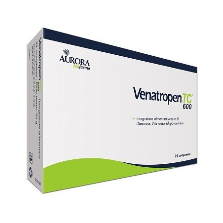 Venatropen TC 600 integratore per il microcircolo 24 compresse Venatropen TC 600 integratore per il microcircolo 24 compresse