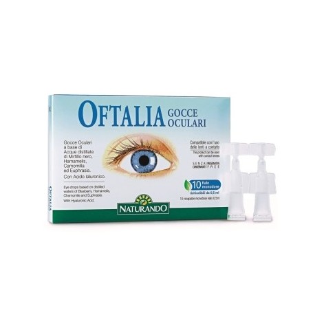 Naturando Oftalia gocce oculari monodose 10 fiale monodose richiudibili da 0,5 ml