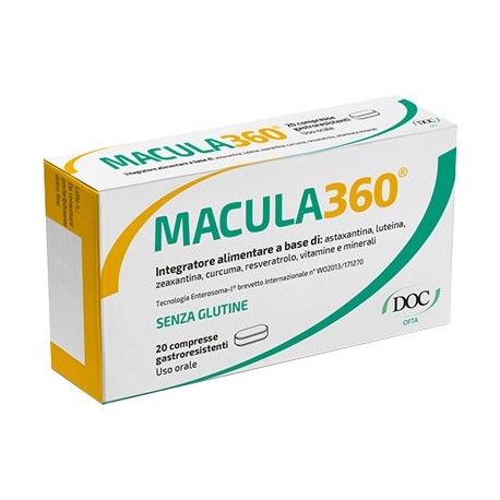 Macula360 integratore per il benessere della vista 20 compresse gastroresistenti