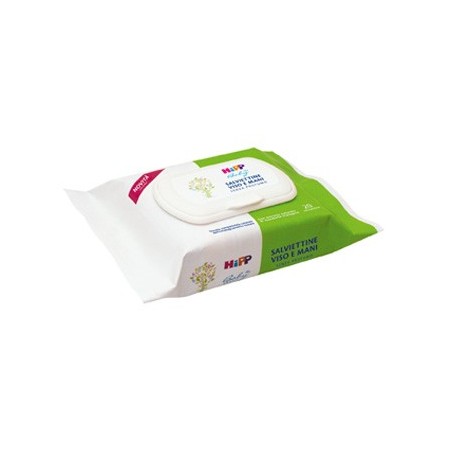 Hipp Salviettine umidificate viso e mani detergenti e lenitive 20 pezzi Hipp Salviettine umidificate viso e mani detergenti e lenitive 20 pezzi