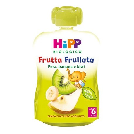 Hipp Biologico Frutta Frullata pera, banana, kiwi per bambini 90 g