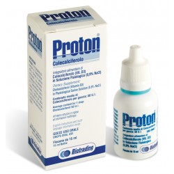 Proton Gocce 15 ml - Integratore di Vitamina D3 per Neonati e Lattanti