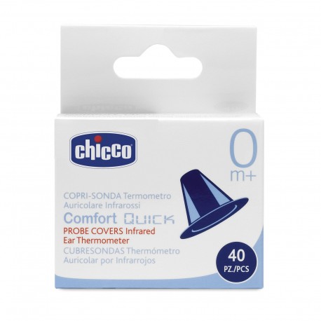 Chicco Comfort Quick Ricambi Coprisonda Termometro Auricolare 40 Pezzi