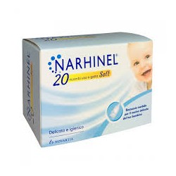Narhinel 20 Ricambi Soft Usa e Getta per Aspiratore Nasale per Bambini