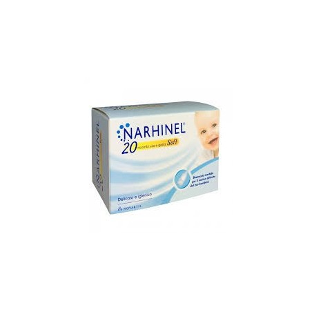 Narhinel 20 Ricambi Soft Usa e Getta per Aspiratore Nasale per Bambini Narhinel 20 Ricambi Soft Usa e Getta per Aspiratore Nasale per Bambini