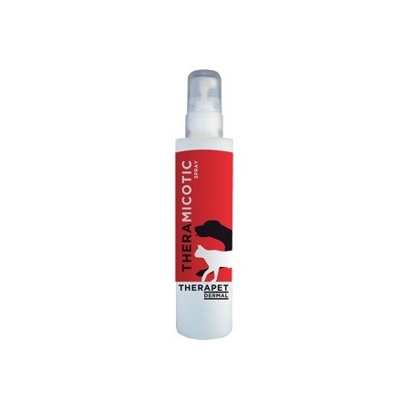 Theramicotic per cani e gatti spray contro dermatiti da malassezia e delle dermatosi 200 ml Theramicotic per cani e gatti spray contro dermatiti da malassezia e delle dermatosi 200 ml