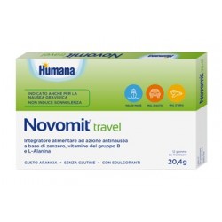Humana Novomit Travel integratore antinausea digestivo 12 gomme da masticare
