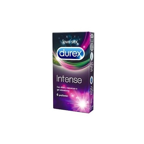 Durex Intense - Preservati stimolanti 6 pezzi