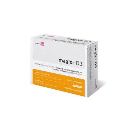 Magfor D3 integratore per stanchezza e affaticamento 14 bustine Magfor D3 integratore per stanchezza e affaticamento 14 bustine