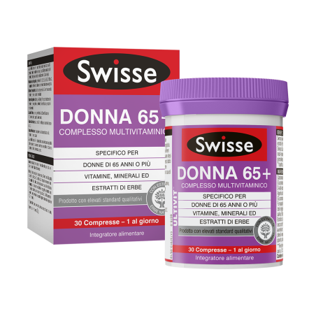 Swisse Multivitaminico Donna 65+ Integratore Alimentare 30 Compresse Swisse Multivitaminico Donna 65+ Integratore Alimentare 30 Compresse