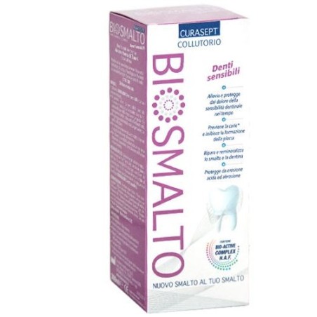 Curasept Biosmalto collutorio protettivo per denti sensibili 75 ml Curasept Biosmalto collutorio protettivo per denti sensibili 75 ml