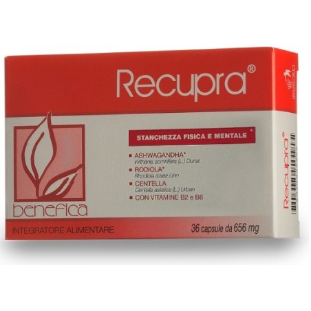 Recupra integratore per rilassamento e benessere mentale 36 capsule Recupra integratore per rilassamento e benessere mentale 36 capsule