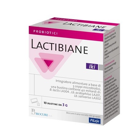 Lactibiane IKI integratore per l'equilibrio della flora intestinale 10 bustine