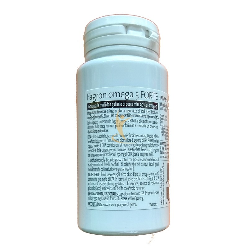Fagron Omega 3 Forte 60 Perle Integratore di Acidi Grassi Essenziali
