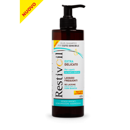 Restivoil Extra Delicato 400ml - Shampoo per Capelli Normali e Delicati