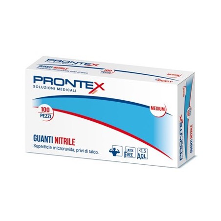 Prontex Guanti in nitrile senza polvere taglia grande 8/9 100 pezzi Prontex Guanti in nitrile senza polvere taglia grande 8/9 100 pezzi