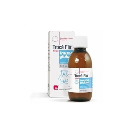 Trocà Flù Imunoglukan integratore per il sistema immunitario dei bambini 120 ml Trocà Flù Imunoglukan integratore per il sistema immunitario dei bambini 120 ml