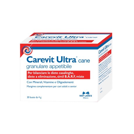Carevit Ultra integratore granulare appetibile per cani adulti 30buste