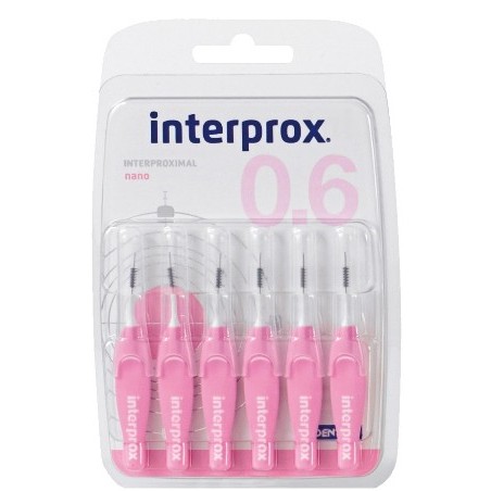 Interprox Nano Scovolino per igiene orale 0.6 mm 6 pezzi Interprox Nano Scovolino per igiene orale 0.6 mm 6 pezzi