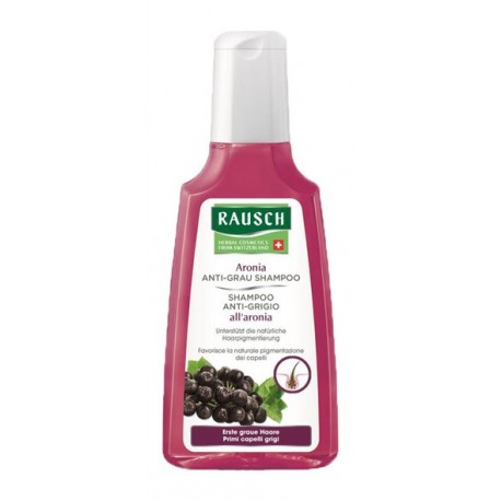 Rausch Shampoo Antigrigio all'Aronia per i Primi Capelli Grigi 200ml