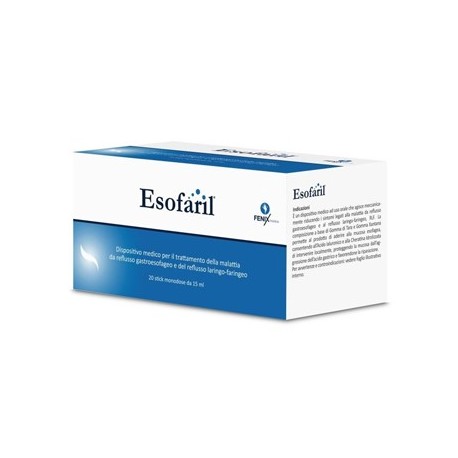 Esofaril integratore per reflusso gastroesofageo 20 stick monodose da 15 ml