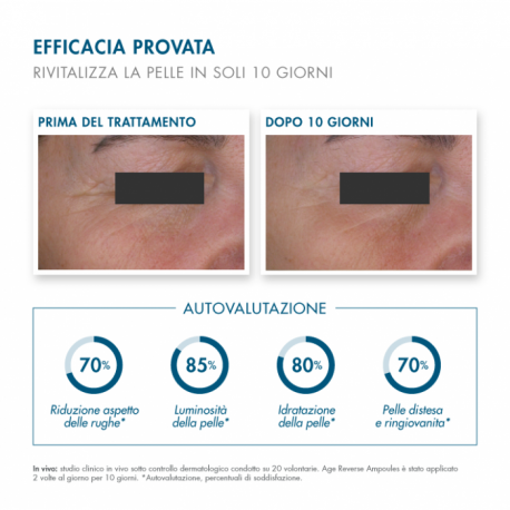 Miamo Age Reverse Ampoules 10 Fiale ad azione antirughe anti-aging booster Miamo Age Reverse Ampoules 10 Fiale ad azione antirughe anti-aging booster