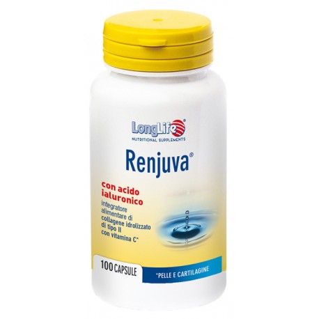 Longlife Renjuva Integratore di Collagene per Pelle e Cartilagini - 100 capsule