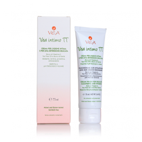 Vea Intimo TT - Crema per Igiene Intima Detersione Delicata con Vitamina E 75ml