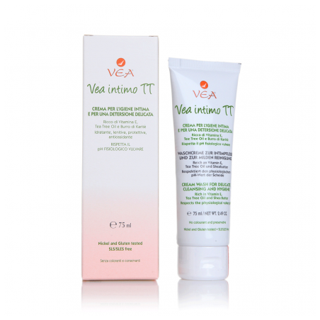 Vea Intimo TT - Crema per Igiene Intima Detersione Delicata con Vitamina E 75ml Vea Intimo TT - Crema per Igiene Intima Detersione Delicata con Vitamina E 75ml