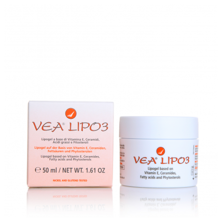 Vea Lipo 3 - Lipogel Idratante ed Emolliente per il Viso 50ml